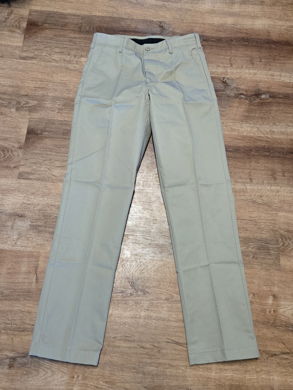 NWOT Lands' End Straight-Leg Chinos Light Khaki 30 X 32 Oeko-tex Traditional Fit
